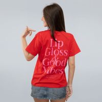 CAMISETA VERMELHA - LIP GLOSS
