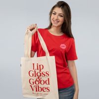 ECOBAG PALHA - LIP GLOSS