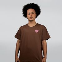 CAMISETA MARROM - MAKEUP
