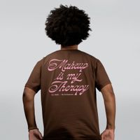 CAMISETA MARROM - MAKEUP