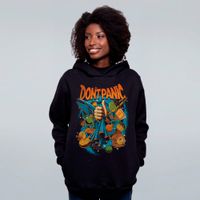 MOLETOM PRETO - DON'T PANIC