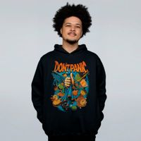 MOLETOM PRETO - DON'T PANIC