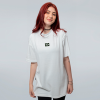 CAMISETA OVERSIZED OFF WHITE - VERSÃO BRASILEIRA
