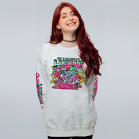 MOLETOM BÁSICO OFF WHITE - ALQUIMISTA HEHE FRENTE