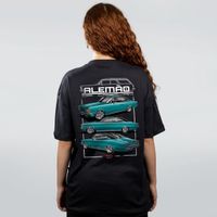 CAMISETA OVERSIZED PRETA - OPALA DANUBIO