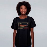 CAMISETA PRETA - LEVEL EXHAUSTED