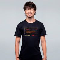 CAMISETA PRETA - LEVEL EXHAUSTED