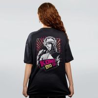 CAMISETA OVERSIZED PRETA - KONO DID