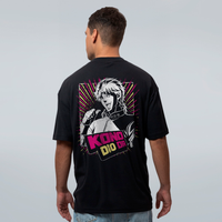 CAMISETA OVERSIZED PRETA - KONO DID