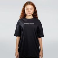 CAMISETA OVERSIZED PRETA - KONO DID