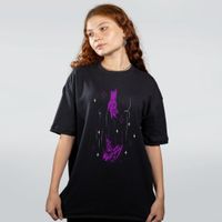 CAMISETA OVERSIZED PRETA - FALLEN