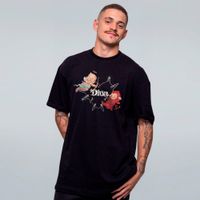 CAMISETA OVERSIZED PRETA - SPYKE HEART