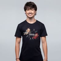 CAMISETA PRETA - SPYKE HEART