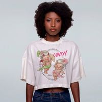 CROPPED OVERSIZED OFF WHITE - CUNTY