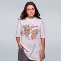 CAMISETA OVERSIZED OFF WHITE - CUNTY
