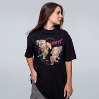 CAMISETA OVERSIZED PRETA - CUNTY