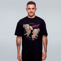 CAMISETA OVERSIZED PRETA - CUNTY