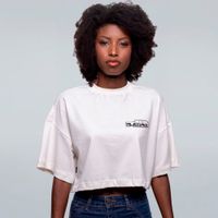 CROPPED OVERSIZED OFF WHITE - CAMARO VERMELHO