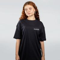 CAMISETA OVERSIZED PRETA - CAMARO VERMELHO