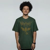 CAMISETA VERDE MUSGO - CANARINHO SINISTRO