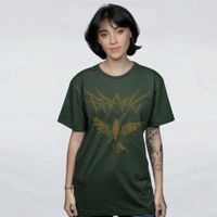 CAMISETA VERDE MUSGO - CANARINHO SINISTRO
