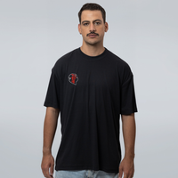 CAMISETA OVERSIZED PRETA - RAVENPLAI