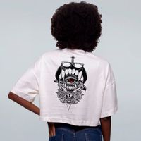 CROPPED OVERSIZED OFF WHITE - RAVENPLAI