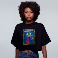 CROPPED OVERSIZED PRETO - BISSEXUALIEN