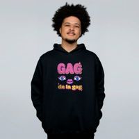 MOLETOM PRETO - GAG DE LA GAG