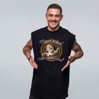 REGATA OVERSIZED PRETA - NÃO É O IDEAL SR. K