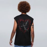 REGATA OVERSIZED PRETA - CURSED BY CUPID