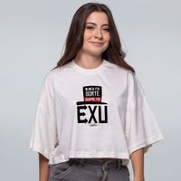 CROPPED OVERSIZED OFF WHITE - NUNCA FOI SORTE