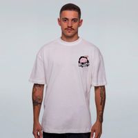 CAMISETA OVERSIZED OFF WHITE - ANATOMIA DO ARTISTA