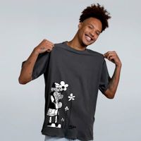 CAMISETA OVERSIZED ESTONADA - NATURE ART