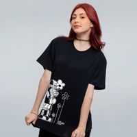 CAMISETA PRETA - NATURE ART