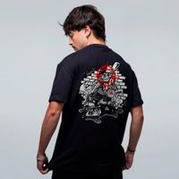 CAMISETA OVERSIZED PRETA - REVOLUÇÃO ART