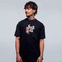 CAMISETA OVERSIZED PRETA - REVOLUÇÃO ART