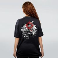 CAMISETA OVERSIZED PRETA - REVOLUÇÃO ART