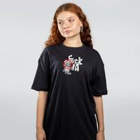 CAMISETA OVERSIZED PRETA - REVOLUÇÃO ART