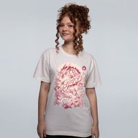 CAMISETA OFF WHITE - DRAGON TYPE