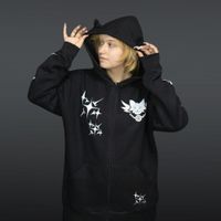 MOLETOM COM ZIPER PRETO - VALIDATION