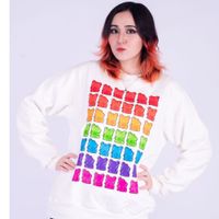 MOLETOM BÁSICO OFF WHITE - SAPO GUMMY