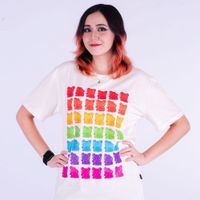CAMISETA OVERSIZED OFF WHITE - SAPO GUMMY
