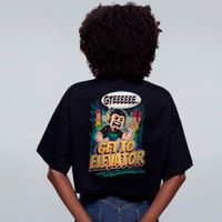 CROPPED OVERSIZED PRETO - GTEEE!!