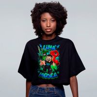 CROPPED OVERSIZED PRETO - KILLERS LIMAMOSCA
