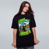 CAMISETA OVERSIZED PRETA - TRALALERO TRALALA
