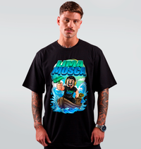 CAMISETA PRETA - CONSTRUA UM BARCO