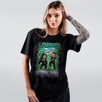 CAMISETA PRETA - LIMAMOSCA E MOONYCAROLL