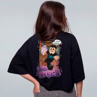 CROPPED OVERSIZED PRETO - PEIDO FEDORENTO