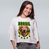 CROPPED OVERSIZED OFF WHITE - CLARINHA DO BRASIL